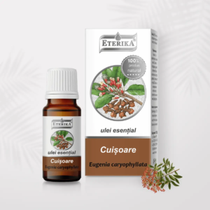 Ulei esențial de cuișoare Eterika (Eugenia caryophyllata), 10 ml