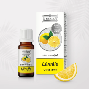 Ulei esențial de lămâie Eterika (Citrus limon), 10 ml