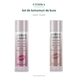 Set de balsamuri de buze – Zmeură · Ciocolată