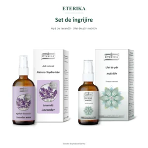 Set de îngrijire – Apă de lavandă · Ulei de păr nutritiv